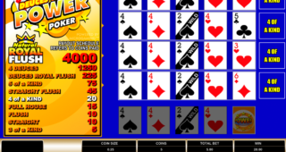Deuces Wild Power Poker