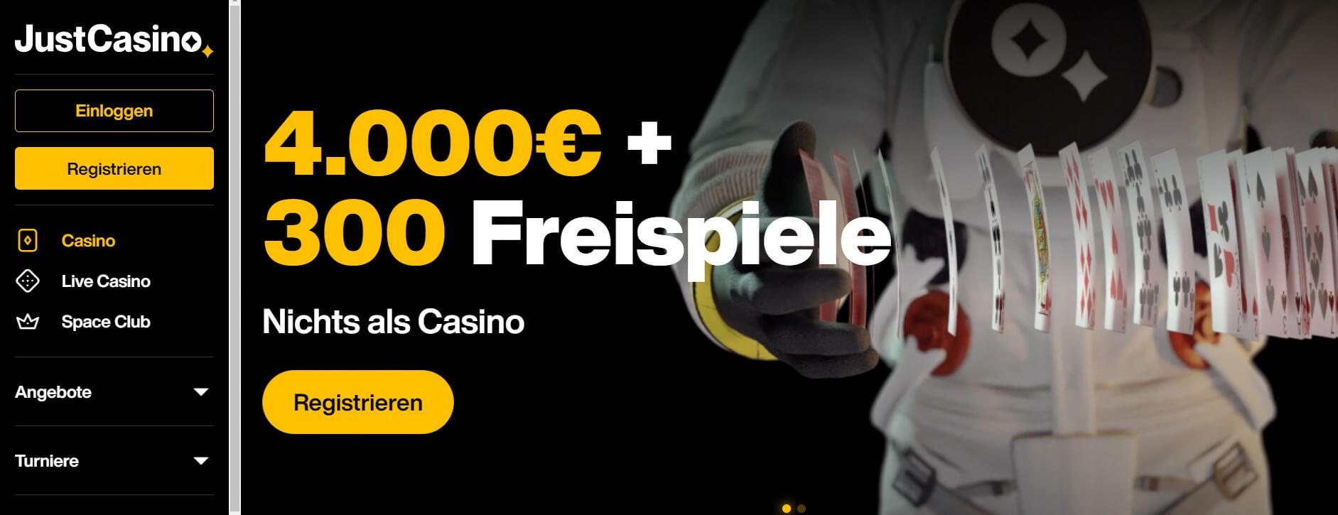 justcasino login